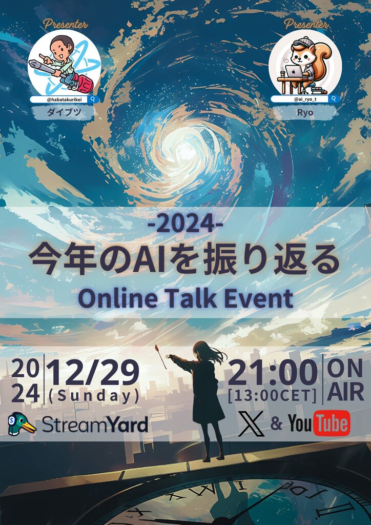 生成AIわいわいライブの告知画像